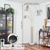 Yaak floor lamp brass, black, white, 3-light sources