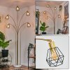 Yaak floor lamp brass, black, white, 5-light sources