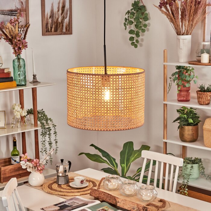 Barcos hanging light, pendant light brown, Ecru, 1-light source