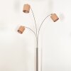 Soungou floor lamp matt nickel, black, white, 3-light sources