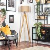 Soungou floor lamp Ecru, black, 1-light source