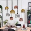 Ripoll hanging light, globe light, pendant light Ecru, black, 8-light sources