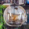 Koyoto hanging light, globe light, Cluster pendant lamp Amber, clear, 4-light sources