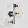Ripoll globe light, wall light clear, 3-light sources