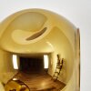 Ripoll globe light, wall light gold, 3-light sources