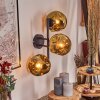 Ripoll globe light, wall light gold, 3-light sources