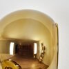 Koyoto globe light, wall light gold, 3-light sources