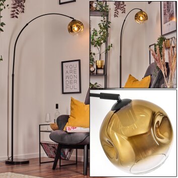 Ripoll floor lamp, Arch lamps black, 1-light source