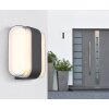 Globo lighting Plixon outdoor wall light LED anthracite, 1-light source
