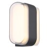 Globo lighting Plixon outdoor wall light LED anthracite, 1-light source