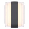 Globo lighting Plixon outdoor wall light LED anthracite, 1-light source