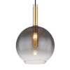 Globo lighting Elisabeth hanging light brass, black, 1-light source