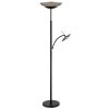 Globo lighting Sophia floodlight, floor lamp LED black, 2-light sources