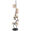 Globo lighting Tuberius floor lamp LED black, 9-light sources