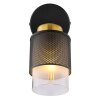 Globo lighting Olga wall light, wall spotlight gold, black, 1-light source