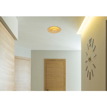 Globo lighting Heda ceiling light LED gold, 1-light source