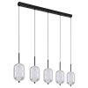 Globo lighting Kurius hanging light LED black, 5-light sources