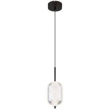 Globo lighting Kurius hanging light LED black, 1-light source