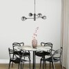 Steinhauer lights Constellation pendant light LED black, 6-light sources