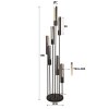 Asila floor lamp black, 7-light sources