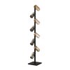 Balor floor lamp black, 8-light sources