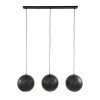 Zip pendant light black, 3-light sources