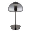 Globo lighting Avila table lamp LED chrome, black, 1-light source, Remote control