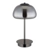 Globo lighting Avila table lamp LED chrome, black, 1-light source, Remote control