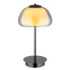Globo lighting Avila table lamp LED chrome, black, 1-light source, Remote control