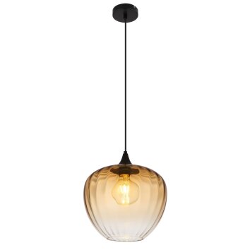 Globo lighting Sander hanging light black, 1-light source