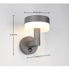 Trio lights MACKENZIE wall light LED anthracite, 1-light source, Motion sensor