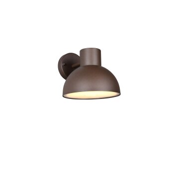 Trio lights ELBE wall light rust-coloured, 1-light source