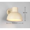 Trio lights ELBE wall light beige, 1-light source