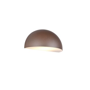 Trio lights MAAS wall light rust-coloured, 1-light source
