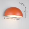 Trio lights MAAS wall light orange, 1-light source