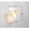 Trio lights VENTA wall light white, 1-light source