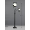 Trio lights Chris floor lamp LED black, 2-light sources
