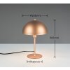 Trio lights Nola table lamp brown, 1-light source