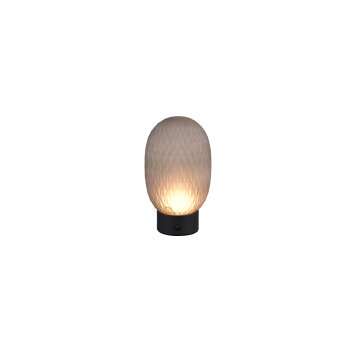 Trio lights Facette table lamp LED smoke coloured, 1-light source