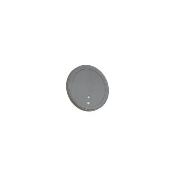 Reality lights FORTALEZA wall light LED anthracite, 1-light source, Motion sensor
