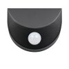 Reality lights LAGOAS wall light LED black, 1-light source, Motion sensor