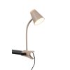 Reality lights Pongo clamp-on light LED beige, 1-light source