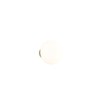 Reality lights Earl wall light LED brass, 1-light source