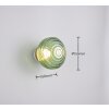 Reality lights Earl wall light LED brass, 1-light source