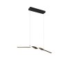 Reality lights Ginko pendant light LED black, 1-light source