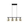 Reality lights Jason pendant light gold, 4-light sources