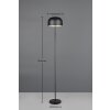 Reality lights Jeff floor lamp LED black, 1-light source