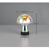 Reality lights Dooley table lamp LED transparent, clear, 1-light source