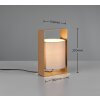 Reality lights Pail table lamp brown, 1-light source