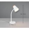 Reality lights Pongo table lamp LED white, 1-light source
